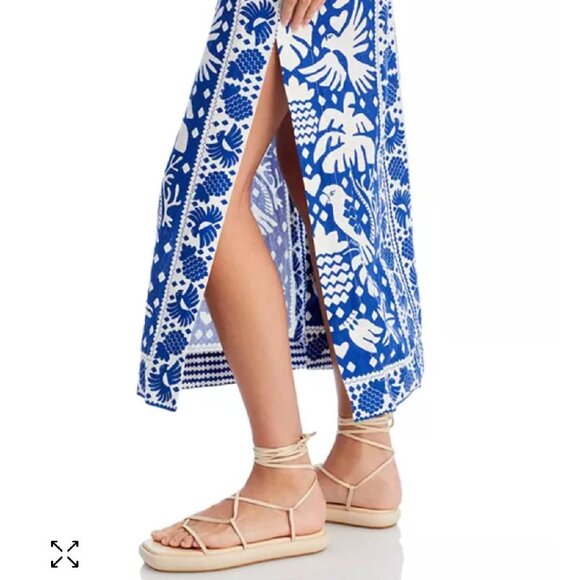 FARM RIO- Jungle Scarf Midi Dress (XS) - Picture 9 of 14